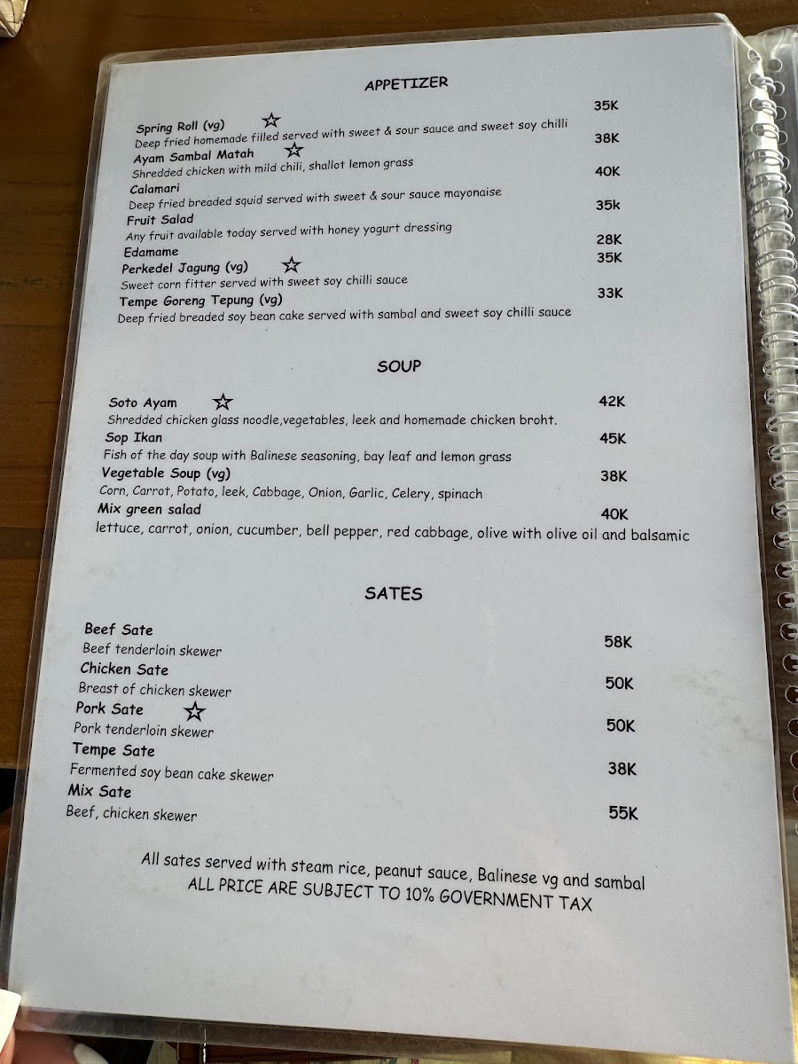 Warong Legong Menu - Image 3